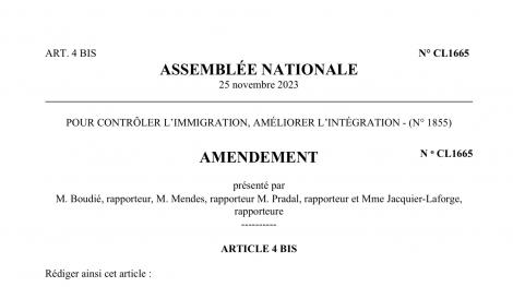 Amendement Boudié