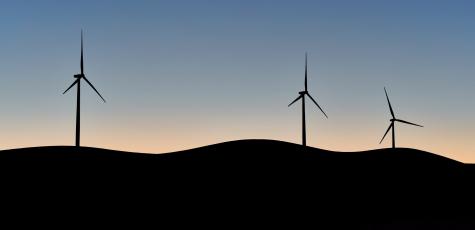 Des éoliennes illustrant le dossier énergie et écologie