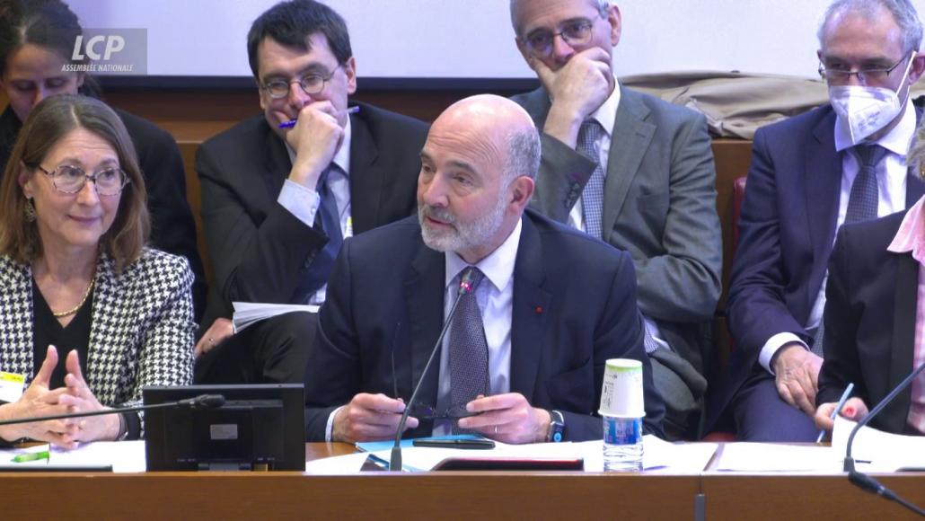 Pierre Moscovici, premier président de la Cour des comptes, à l'Assemblée nationale, jeudi 13 avril 2023