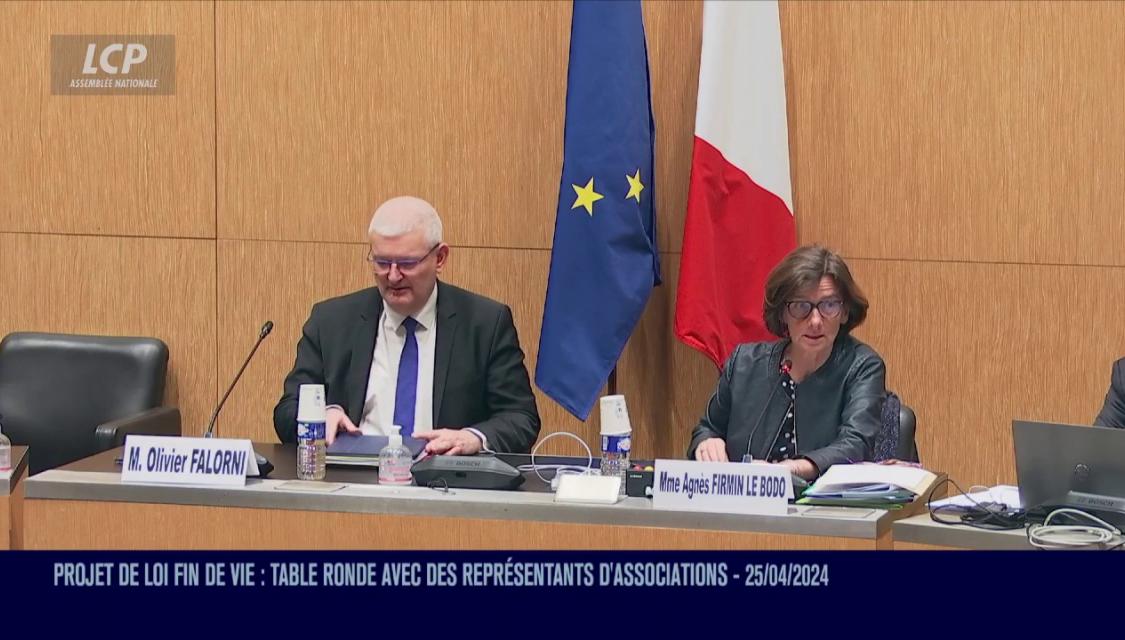 Olivier Falorni et Agnès Firmin Le Bodo, Commission spéciale Fin de vie - 25 avril 2024